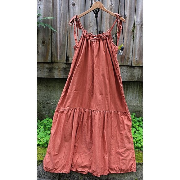 New w/Tags - Nation LTD- Sequoia Voluminous A-Line Maxi Dress in Rust, size XXL - Picture 2 of 16
